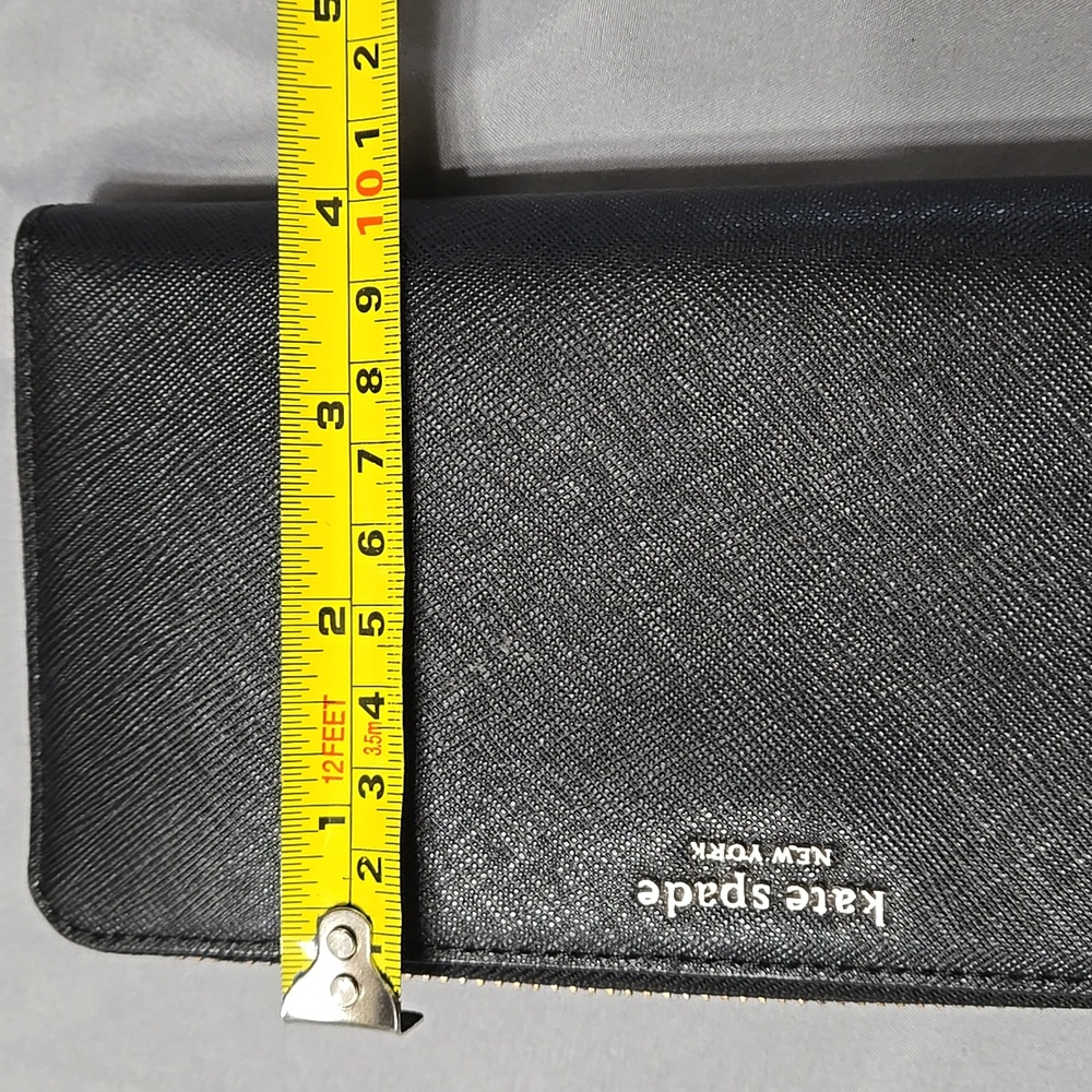 Kate Spade Black Cameron Continental Saffiano Leather Wallet - Picture 11 of 11